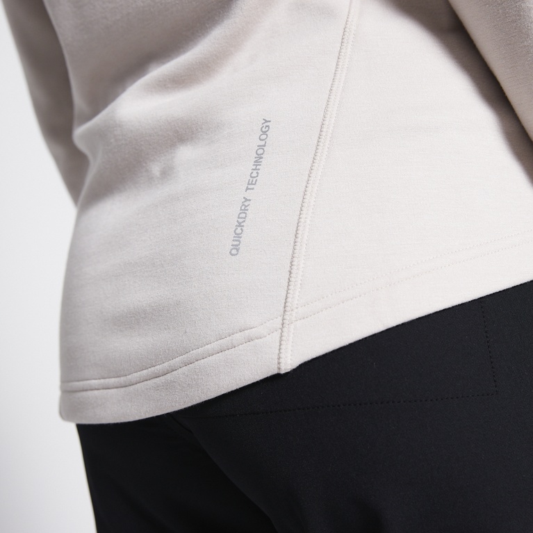 Functional hoodie "Vegby" Chalk White